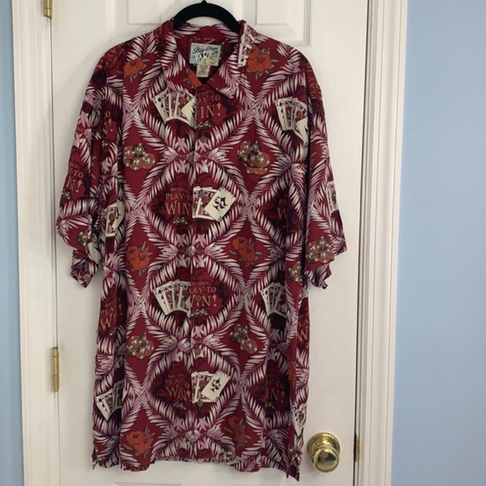 Big Dogs Play To Win Hawaiian Camp Shirt View 2